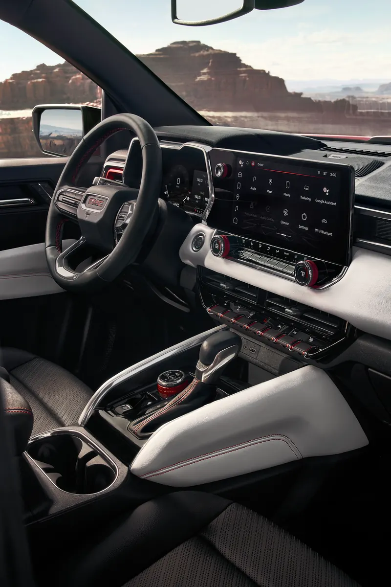 2026 GMC Canyon infotainment system at Tradition GMC in Newark NY