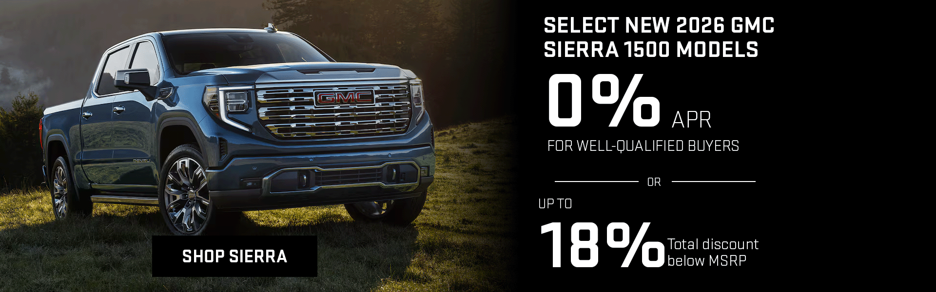 Sierra 1500 Finance Offer