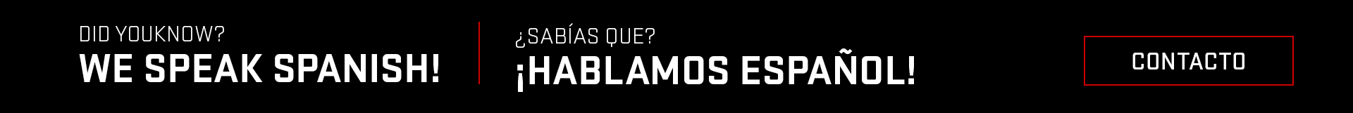 we speak spanish